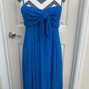 ❤️ Free People Blue Maxi Sundress XS